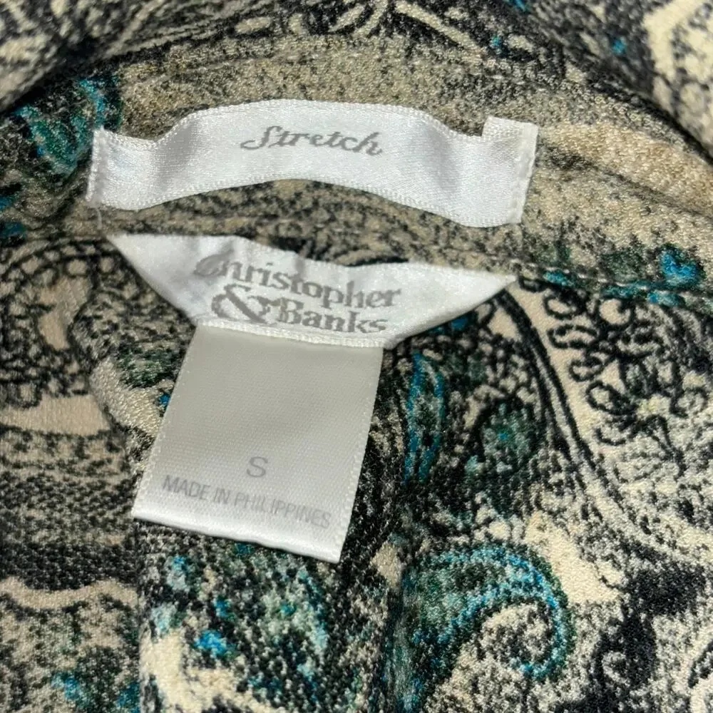 Earthy Retro Boho Stretch Jacket Small Edgy Rocker Classic Versatile Casual Arts